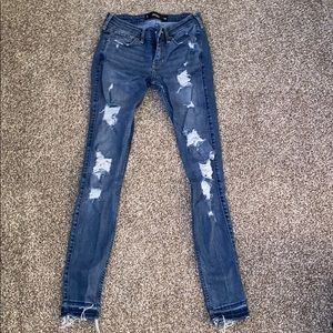 Hollister ripped jeans
